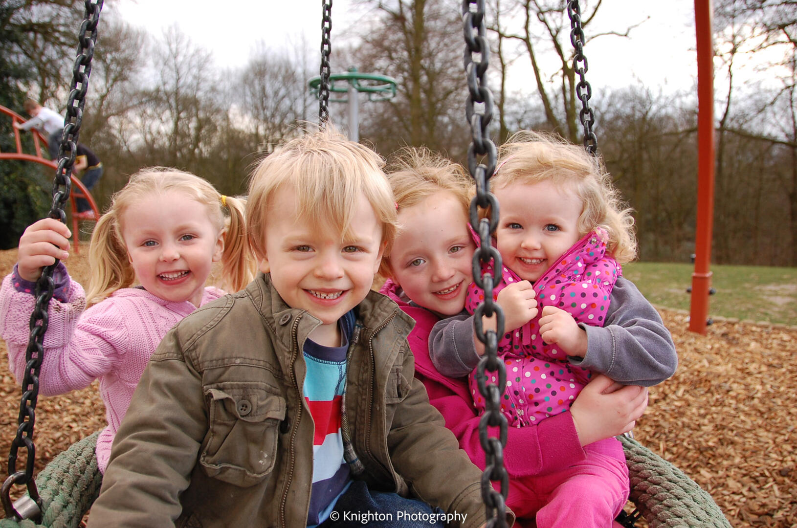 young friends at the park young friends at the park